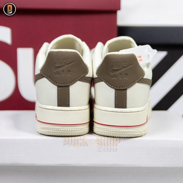 Giày Nike Air Force 1 Low White Brown - Hình ảnh 9
