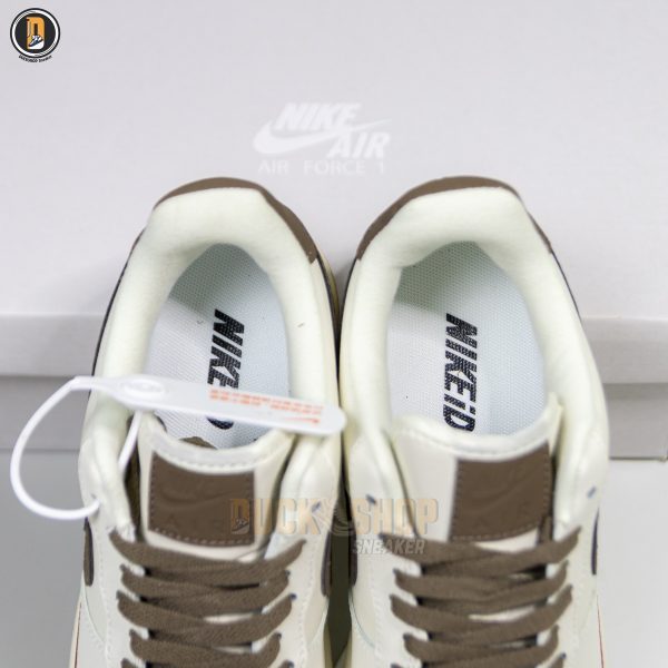 Giày Nike Air Force 1 Low White Brown - Hình ảnh 8