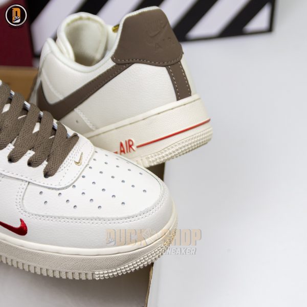 Giày Nike Air Force 1 Low White Brown - Hình ảnh 5