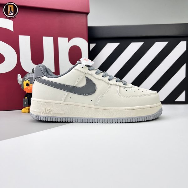 Giày Nike Air Force 1 Low White Grey Siêu Cấp