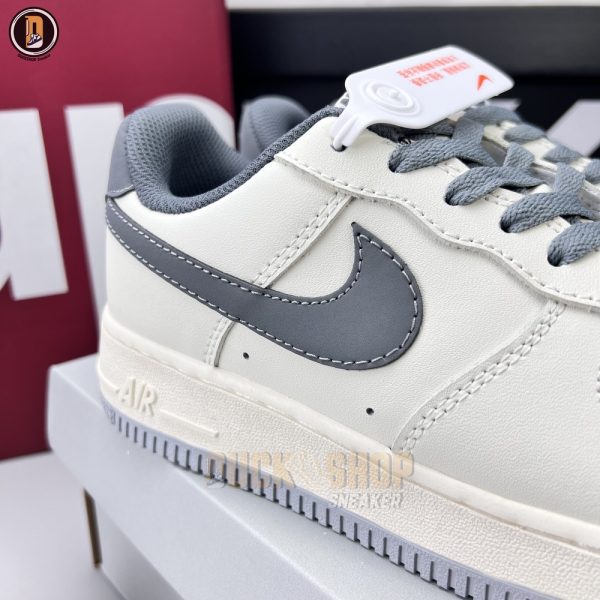 Giày Nike Air Force 1 Low White Grey Siêu Cấp - Hình ảnh 4