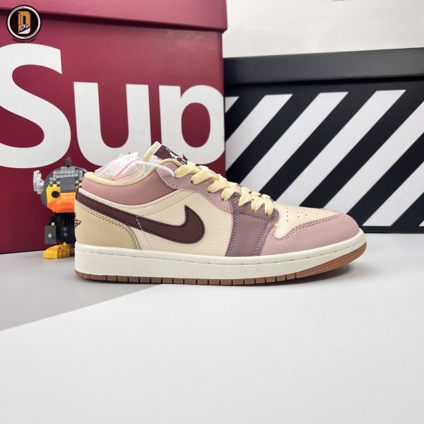 Giày Nike Air Jordan 1 Low Milk Tea Brown Rep 1:1