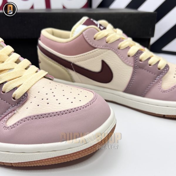 Giày Nike Air Jordan 1 Low Milk Tea Brown Rep 1:1 - Hình ảnh 5