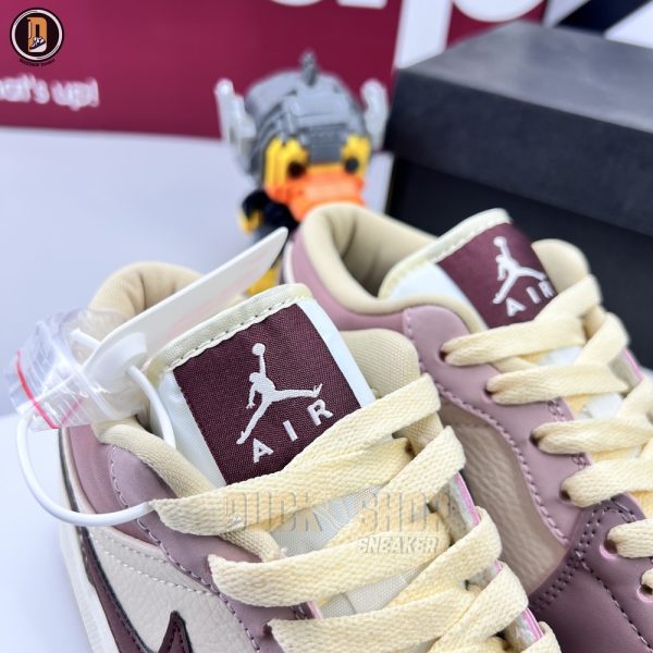 Giày Nike Air Jordan 1 Low Milk Tea Brown Rep 1:1 - Hình ảnh 7
