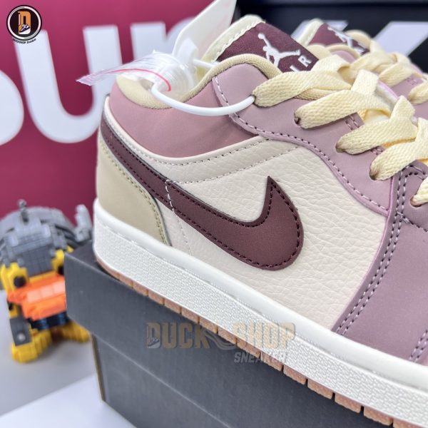 Giày Nike Air Jordan 1 Low Milk Tea Brown Rep 1:1 - Hình ảnh 4