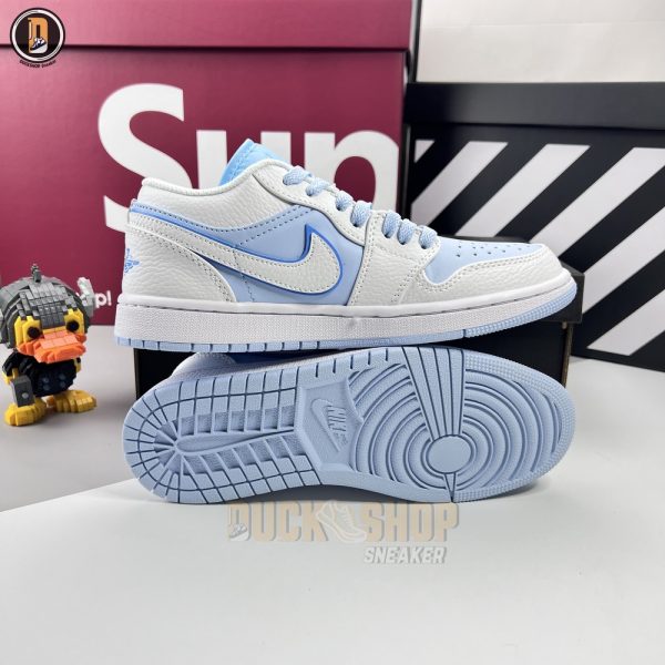 Giày Nike Air Jordan 1 Low SE Reverse Ice Blue Siêu Cấp - Hình ảnh 3