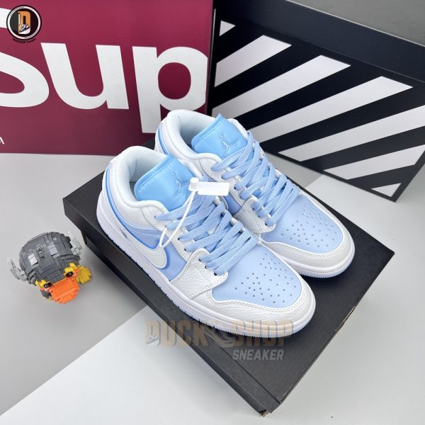 Giày Nike Air Jordan 1 Low SE Reverse Ice Blue Siêu Cấp - Hình ảnh 2