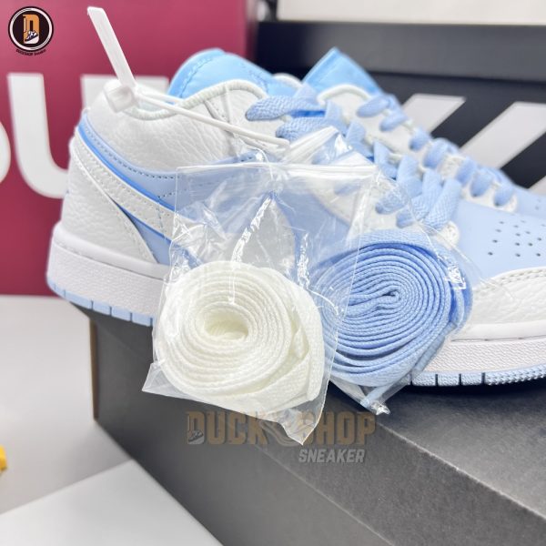 Giày Nike Air Jordan 1 Low SE Reverse Ice Blue Siêu Cấp - Hình ảnh 9
