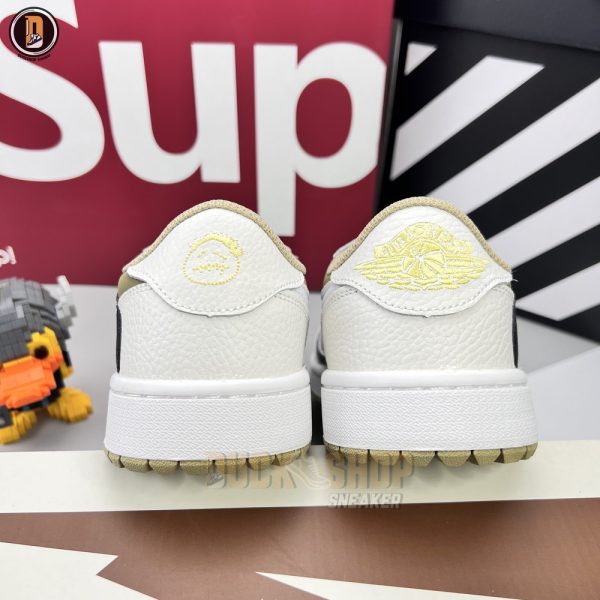 Giày Nike Air Jordan 1 Low Travis Scott Golf 'Neutral Olive' Siêu Cấp - Hình ảnh 6
