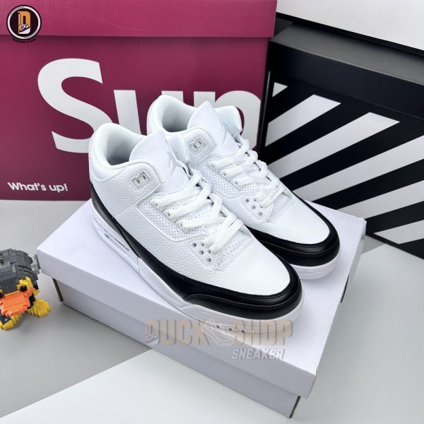 Giày Nike Air Jordan 3 x Fragment 'White' Like Auth - Hình ảnh 2
