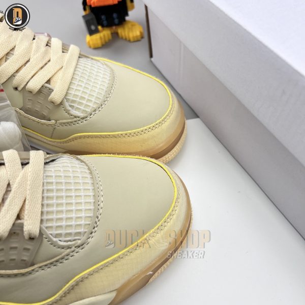 Giày Nike Air Jordan 4 Retro Off-White Sail Siêu Cấp - Hình ảnh 8