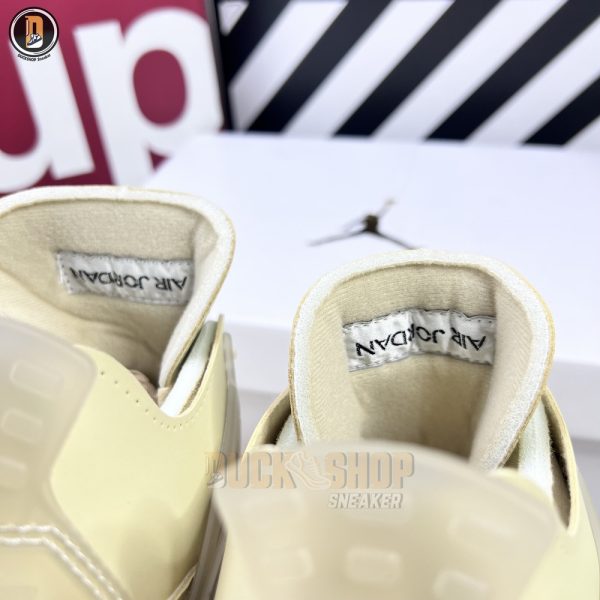 Giày Nike Air Jordan 4 Retro Off-White Sail Siêu Cấp - Hình ảnh 6