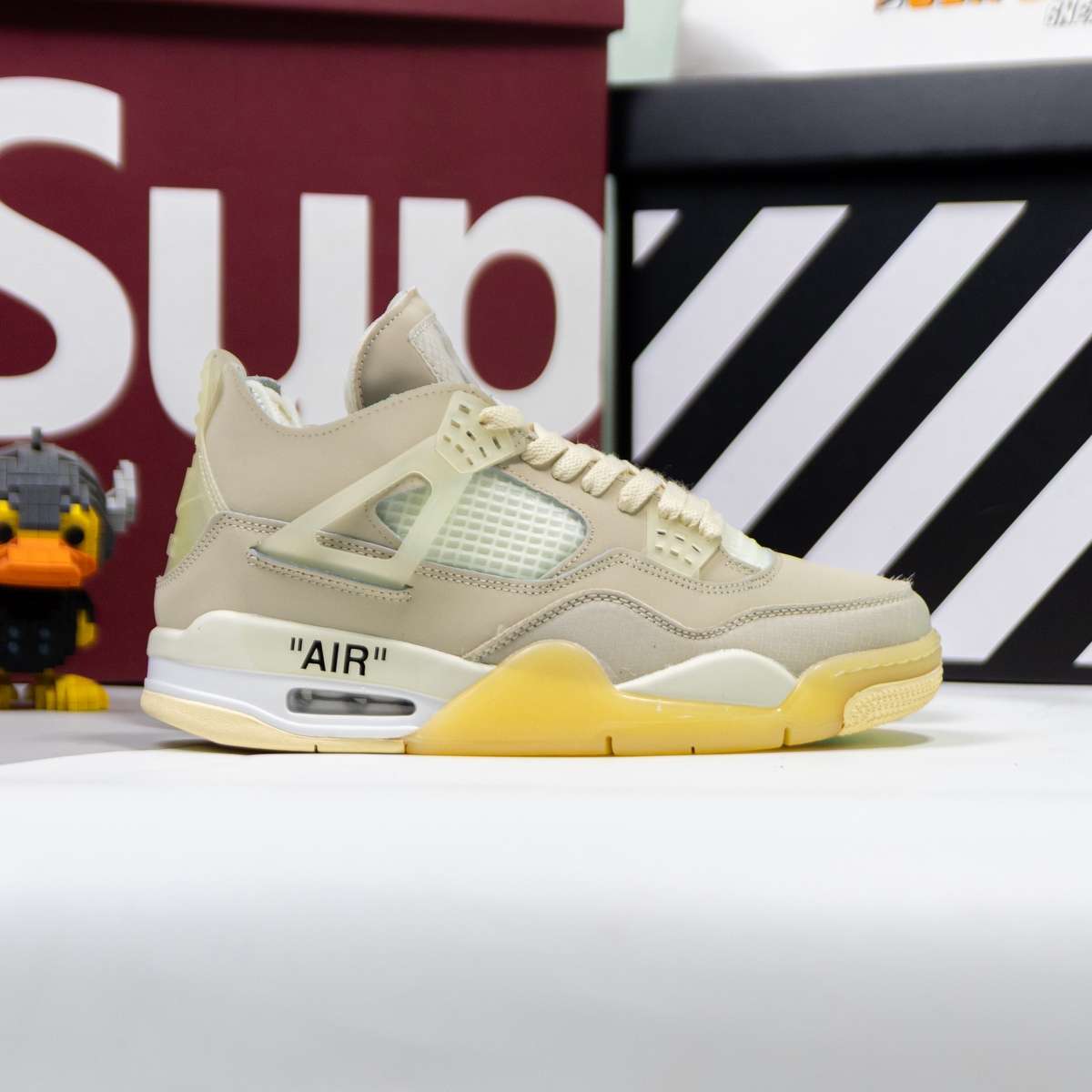 Giày Nike Air Jordan 4 Retro Off-White Sail