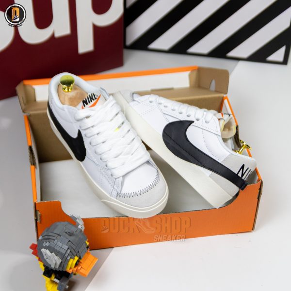 Giày Nike Blazer Low Jumbo White Black - Hình ảnh 4