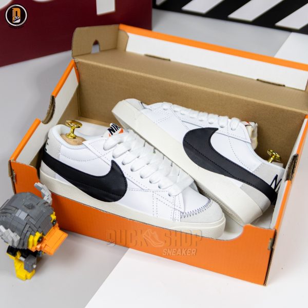 Giày Nike Blazer Low Jumbo White Black - Hình ảnh 3