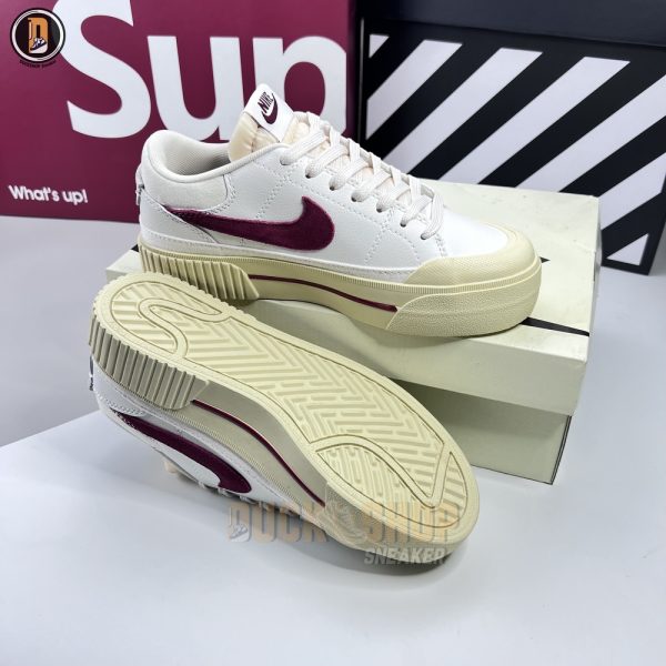 Giày Nike Court Legacy Lift Coconut Milk Siêu Cấp - Hình ảnh 3