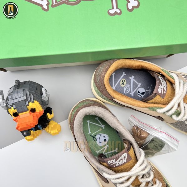 Giày Nike Zion Williamson x Air Jordan 1 Low OG 'VOODOO' Siêu Cấp - Hình ảnh 7