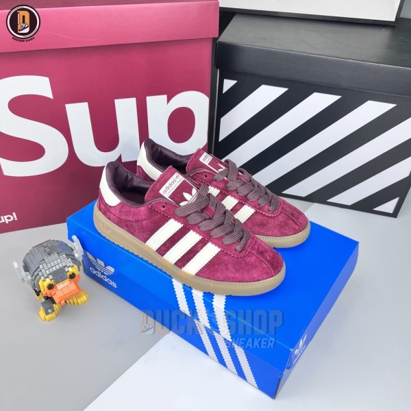 Giày Adidas Originals Bermuda Collegiate Burgundy - Hình ảnh 2