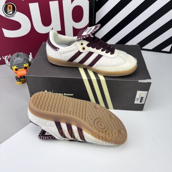 Giày Adidas Originals x Wales Bonner Samba Pony Cream White - Hình ảnh 3