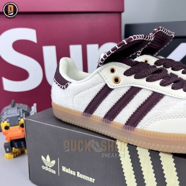 Giày Adidas Originals x Wales Bonner Samba Pony Cream White - Hình ảnh 4