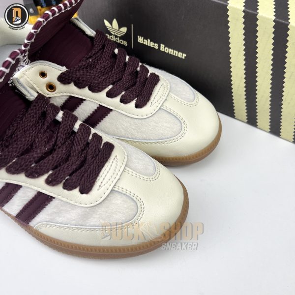 Giày Adidas Originals x Wales Bonner Samba Pony Cream White - Hình ảnh 5