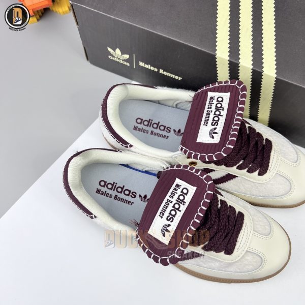 Giày Adidas Originals x Wales Bonner Samba Pony Cream White - Hình ảnh 7