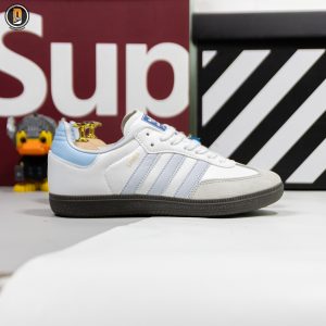 Giày Adidas Samba OG White Halo Blue Gum