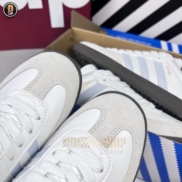 Giày Adidas Samba OG White Halo Blue Gum - Hình ảnh 4