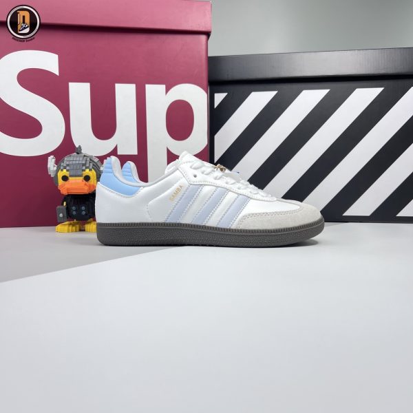 Giày Adidas Samba OG White Halo Blue Gum