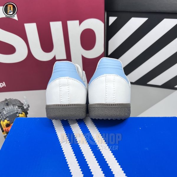 Giày Adidas Samba OG White Halo Blue Gum - Hình ảnh 7