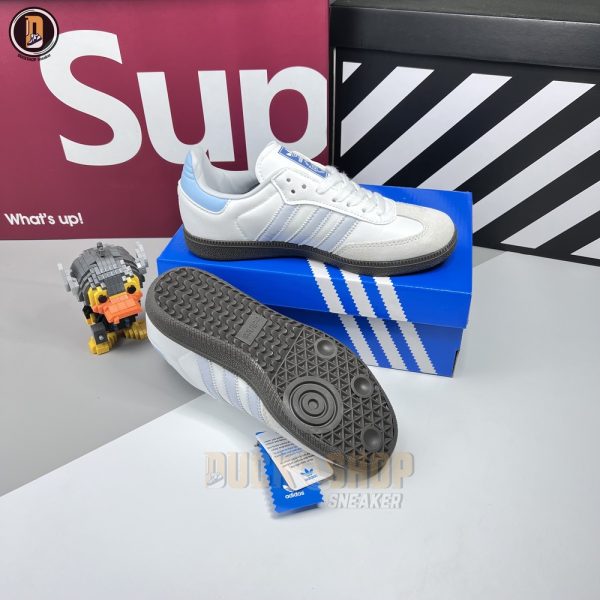 Giày Adidas Samba OG White Halo Blue Gum - Hình ảnh 8