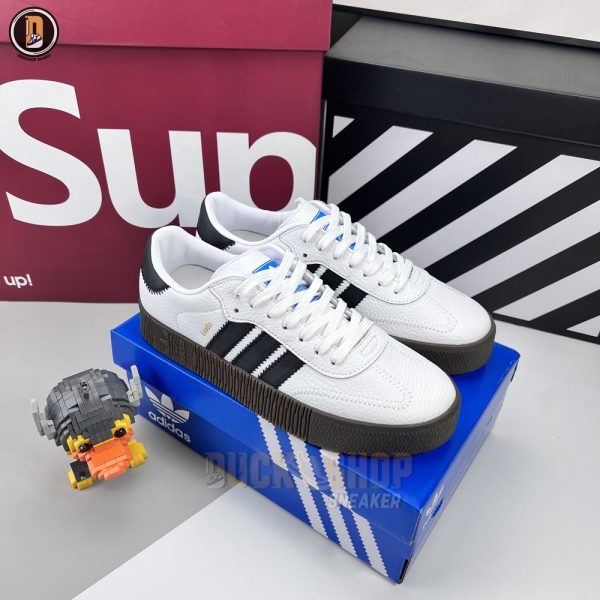 Giày Adidas Sambarose Cloud White Trắng Đế Cao - Hình ảnh 2