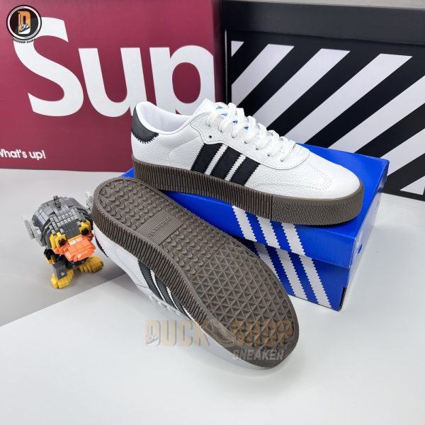 Giày Adidas Sambarose Cloud White Trắng Đế Cao - Hình ảnh 7