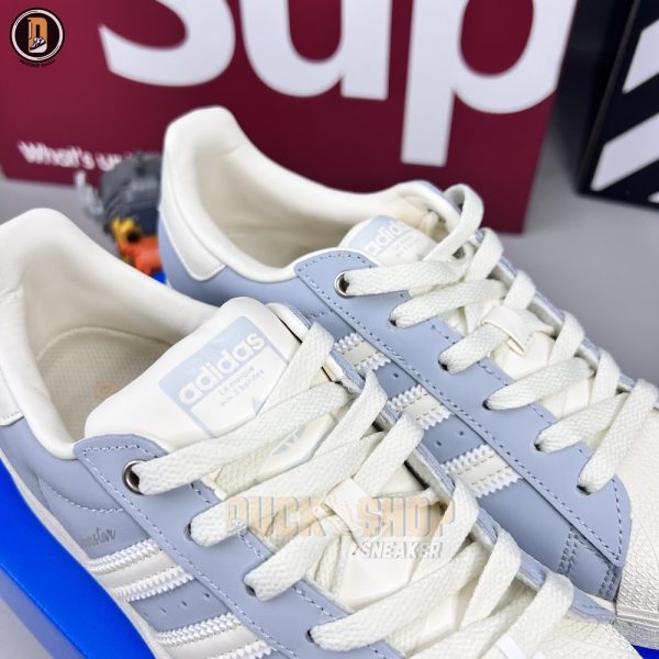 Giày Adidas Superstar Ambient Sky Blue White - Hình ảnh 4