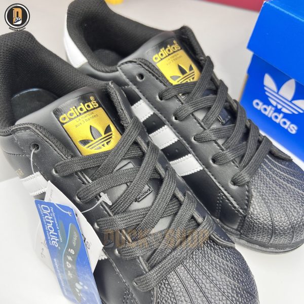 Giày Adidas Superstar Core Black White - Hình ảnh 6