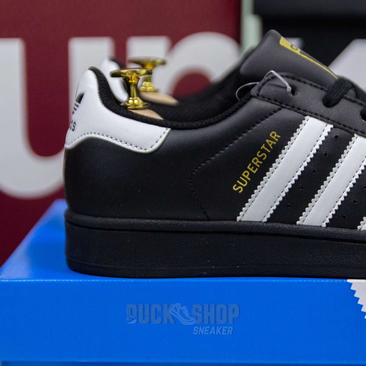 Giày Adidas Superstar Core Black White - Ảnh 10