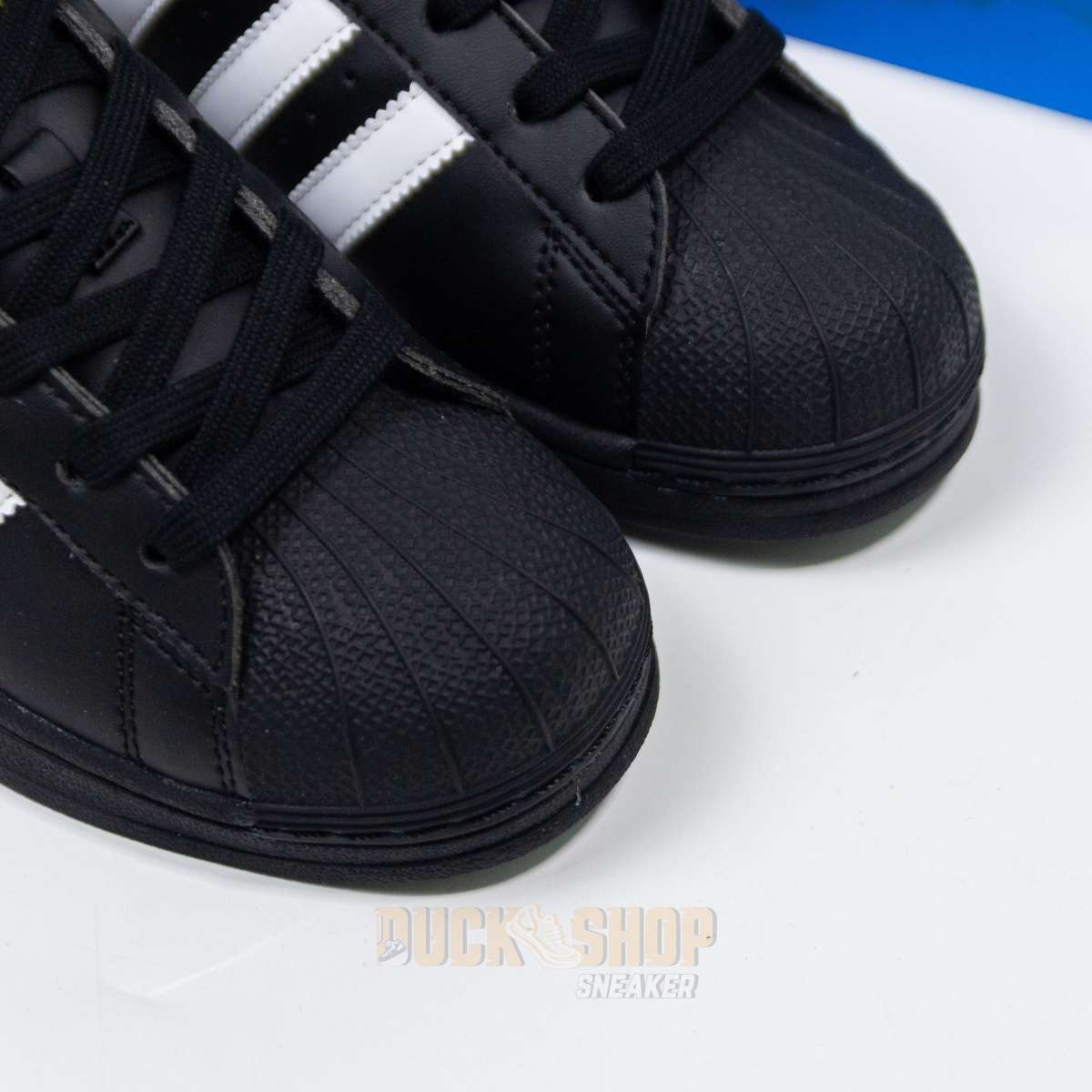Giày Adidas Superstar Core Black White - Ảnh 11