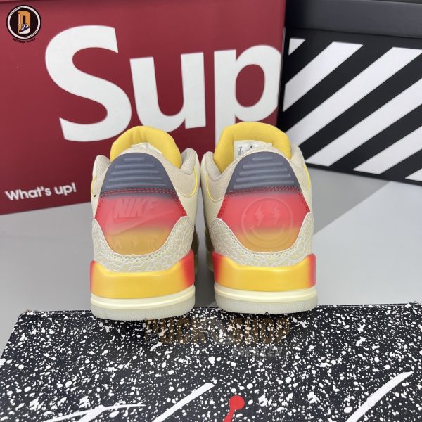 Giày J.Balvin x Nike Air Jordan 3 Retro Medellín Sunset Siêu Cấp - Hình ảnh 7