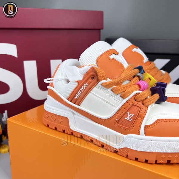 Giày Louis Vuitton LV Trainer Maxi Orange - Hình ảnh 3