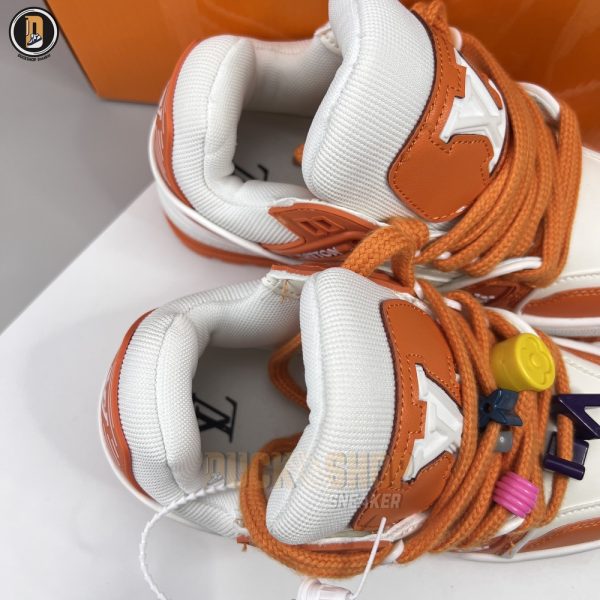 Giày Louis Vuitton LV Trainer Maxi Orange - Hình ảnh 6