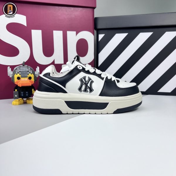 Giày MLB Chunky Liner SL Saffiano New York Yankees Black