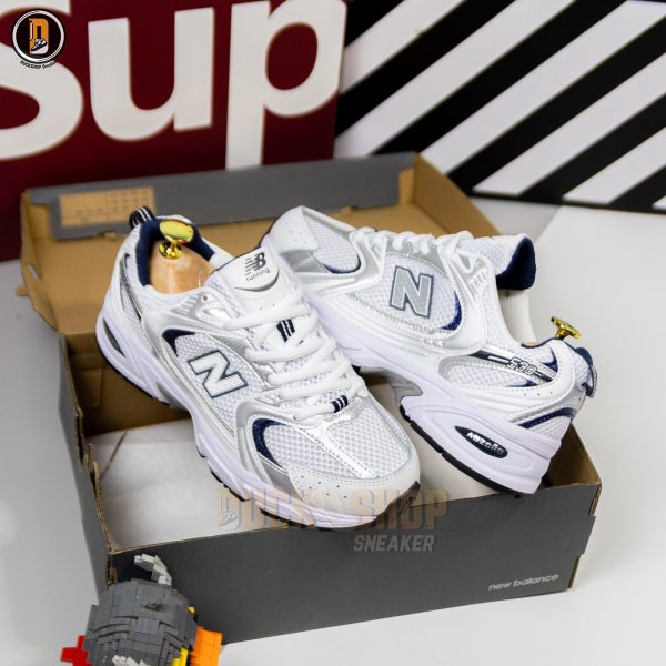 Giày New Balance 530 Trainers Running White Navy - Hình ảnh 3