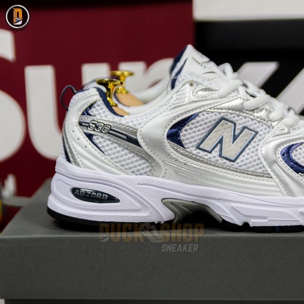 Giày New Balance 530 Trainers Running White Navy - Hình ảnh 7
