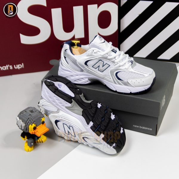 Giày New Balance 530 Trainers Running White Navy - Hình ảnh 9