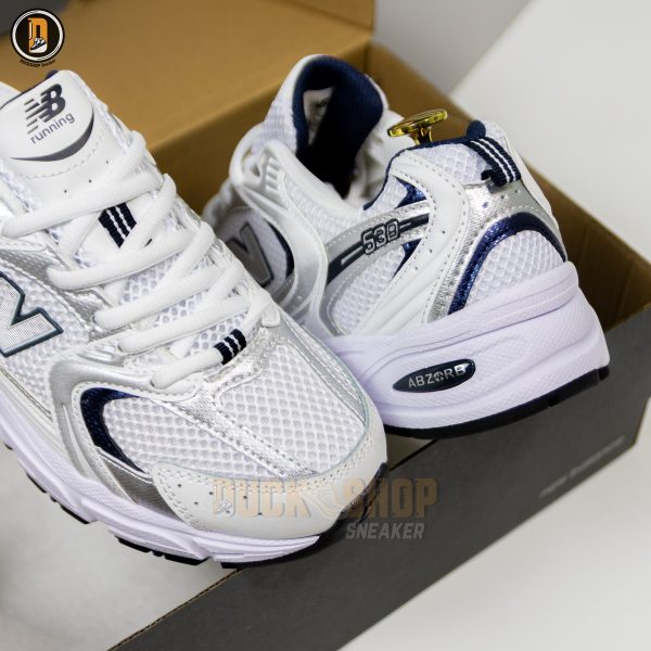 Giày New Balance 530 Trainers Running White Navy - Hình ảnh 4