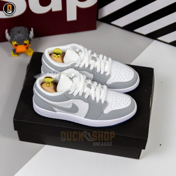 Giày Nike Air Jordan 1 Low Wolf Grey - Hình ảnh 2