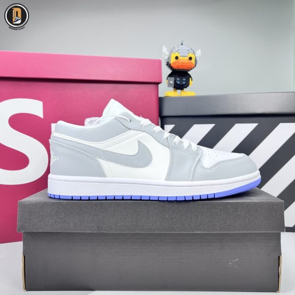 Giày Nike Air Jordan 1 Low Wolf Grey Xám REP 1:1