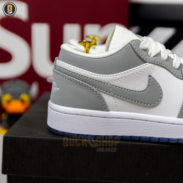 Giày Nike Air Jordan 1 Low Wolf Grey - Hình ảnh 6