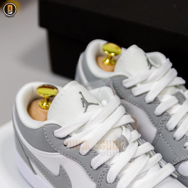 Giày Nike Air Jordan 1 Low Wolf Grey - Hình ảnh 5