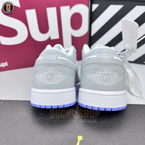 Giày Nike Air Jordan 1 Low Wolf Grey Xám REP 1:1 - Hình ảnh 6
